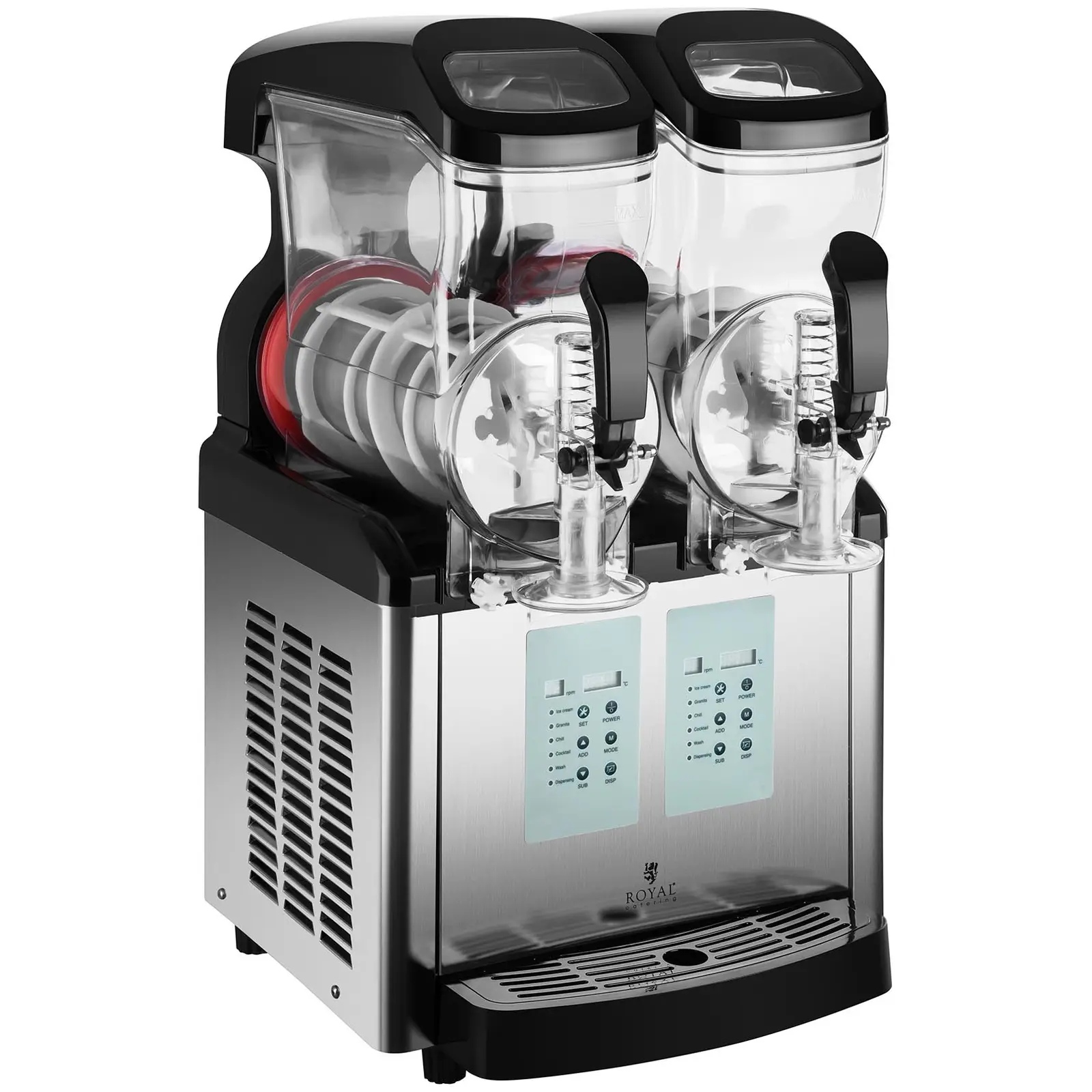 Машина за приготвяен на слъши - 2 x 6 литра - минимална температура -20 °C - функция за сладолед