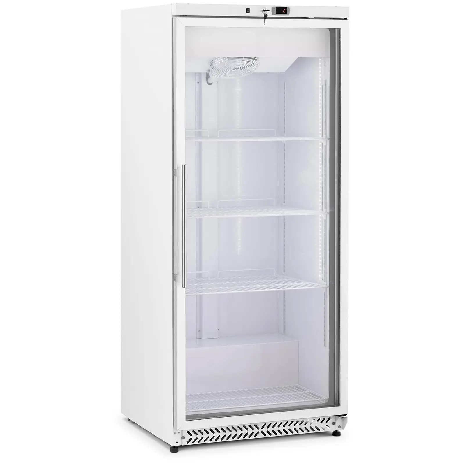 Хладилник - 590 л - Royal Catering - със стъклена врата