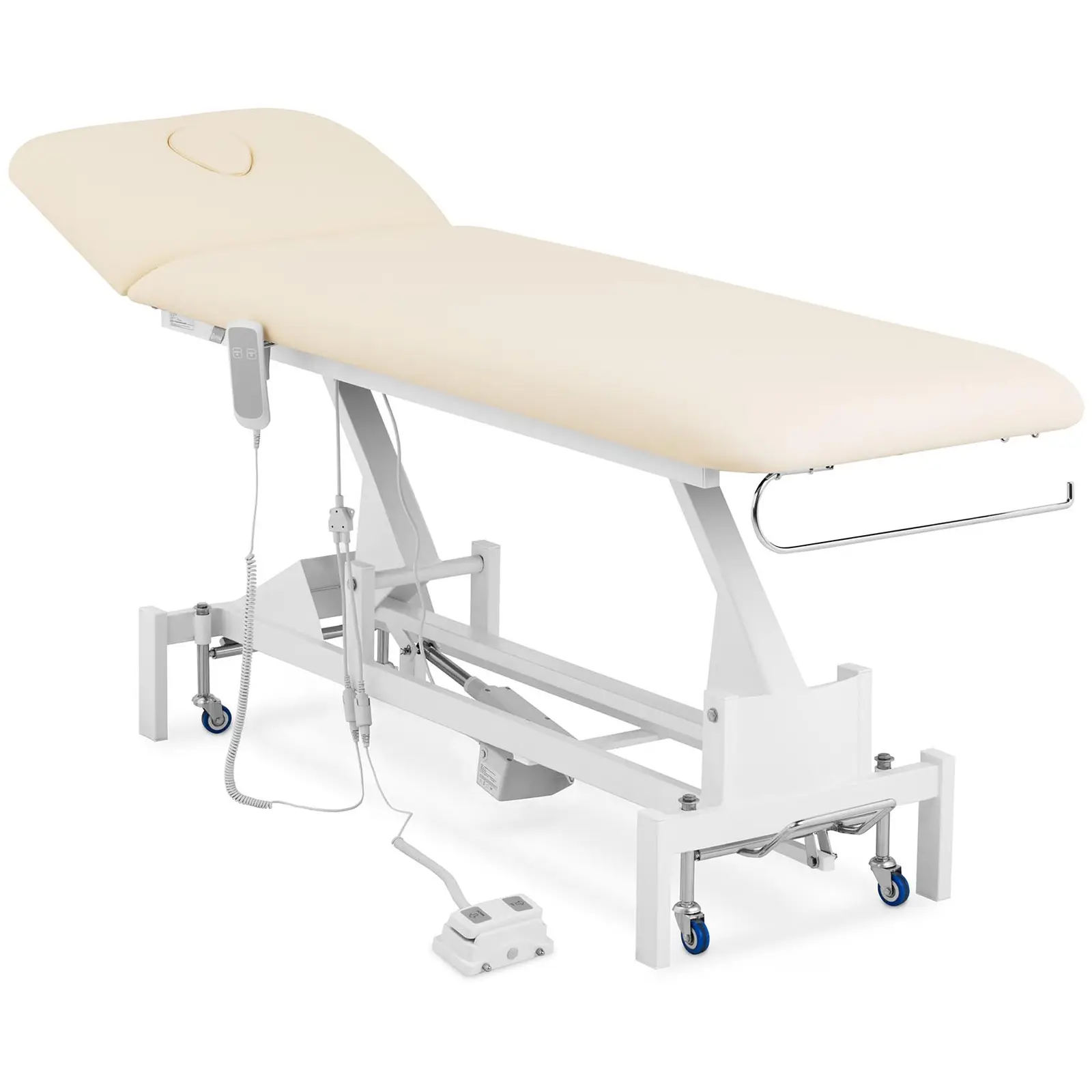 Електрическа масажна маса - 50 W - 200 кг - Бежова