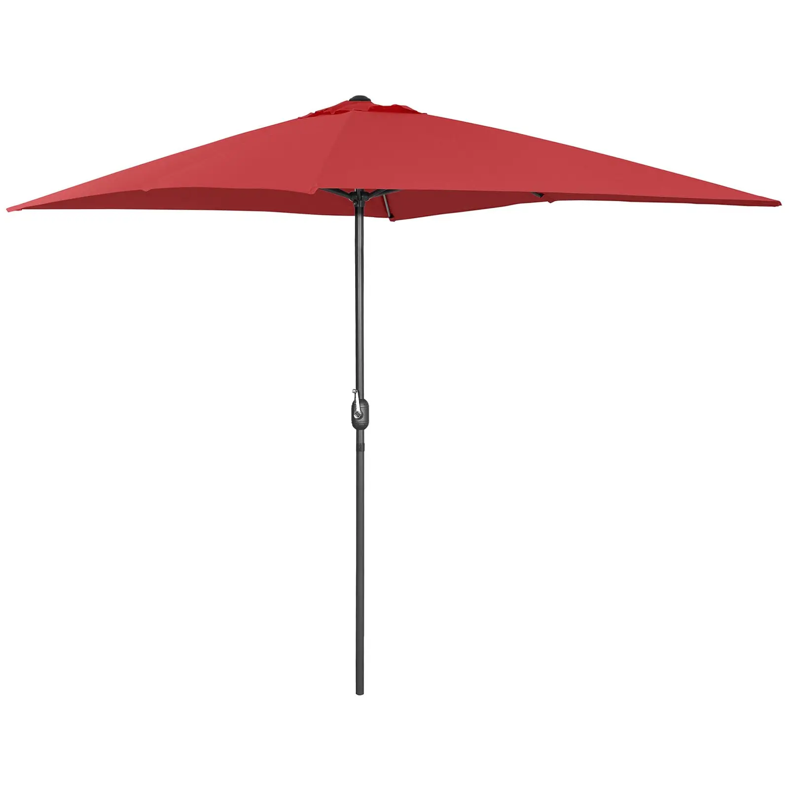 Голям външен чадър - бордо - правоъгълен - 200 x 300 cm