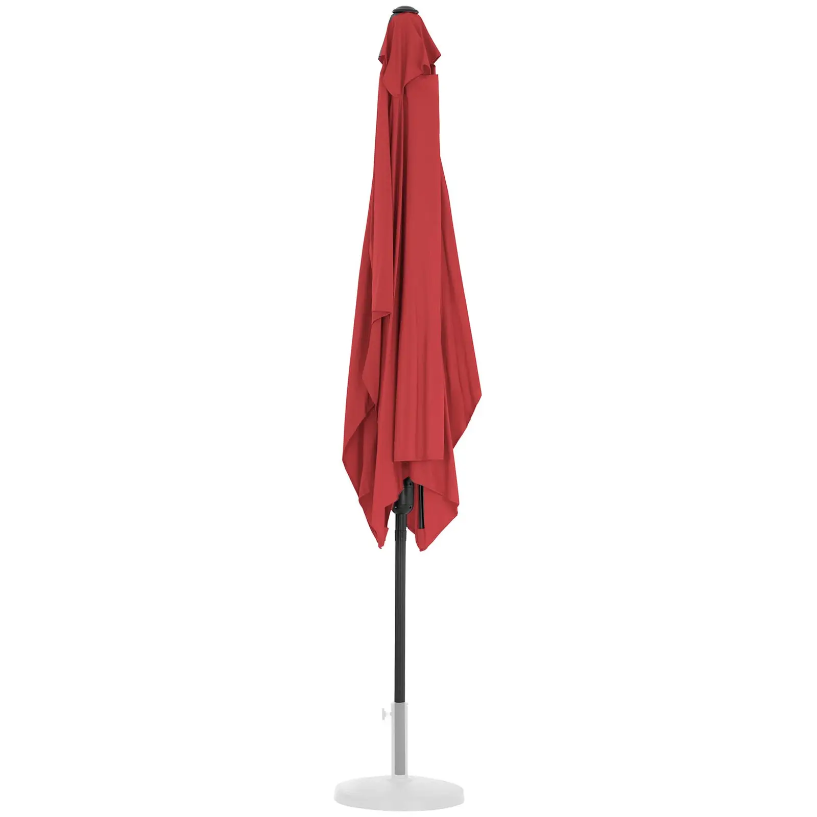 Голям външен чадър - бордо - правоъгълен - 200 x 300 cm