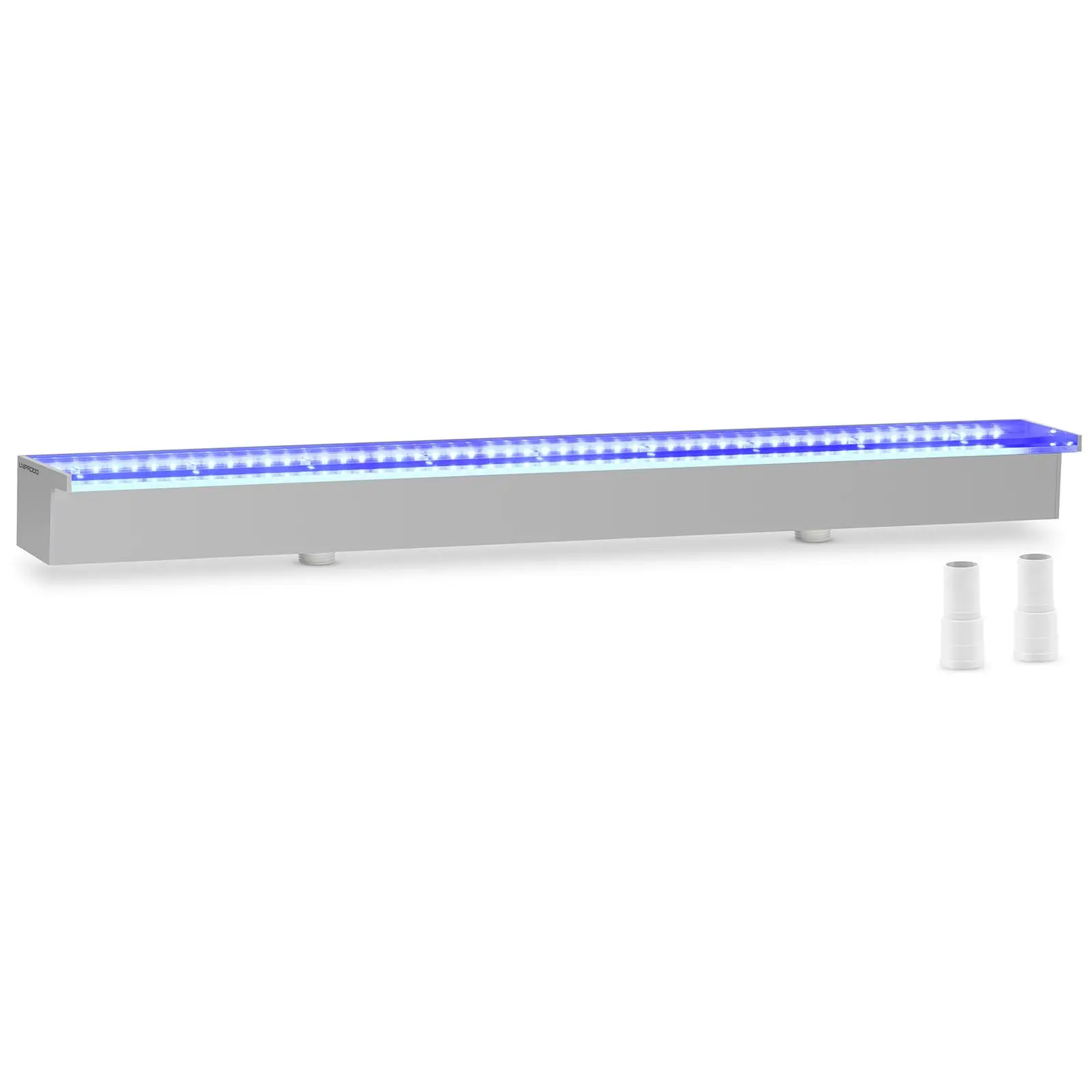 Душ за пренапрежение - 90 cm - LED осветление - Синьо/бяло